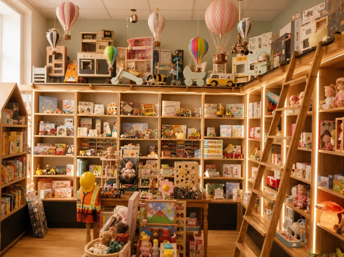 Vue d’ensemble de la boutique Trésors d’Enfance à Rodez