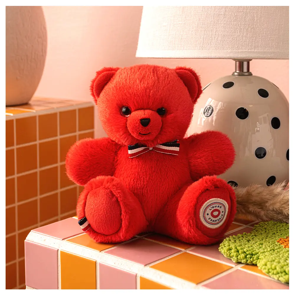 FR8066-Le NOUNOURS Français 19cm – Hibiscus - L'ours français-4.webp