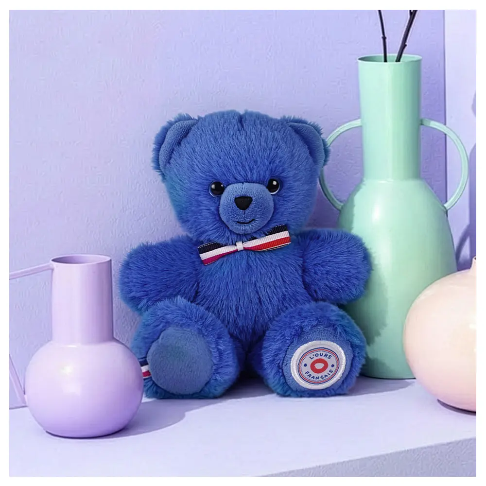FR8074-Le NOUNOURS Français 19cm – Bleu pacific-L'Ours Français-3.webp