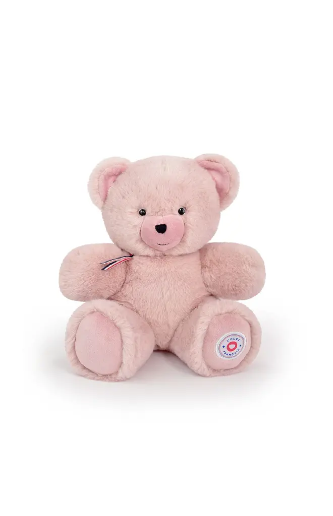 FR8047-Ours Français articulé 35 cm – Rose - L'Ours Français-2.webp