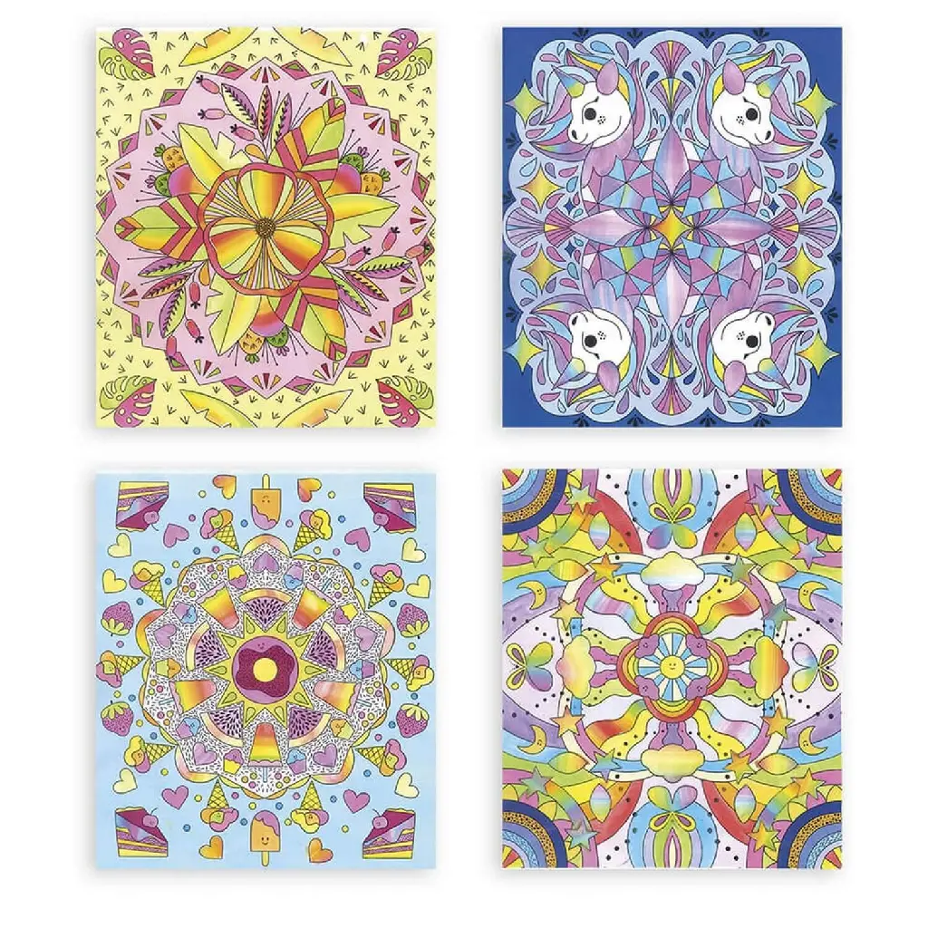j07992-4 tableaux peintures arc en ciel mandala-janod-4.webp