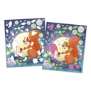5 tableaux stickers en mousse a sabler et pailleter - Janod