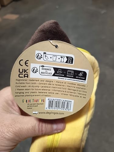 Peluche 2 en 1Papillon Banane Flipetz - Les Déglingos
