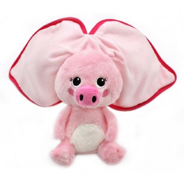 Peluche 2 en 1 Cochon Radis Flipetz - Les Déglingos