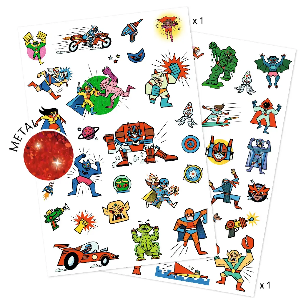 DJ09614-tattoos héros contre vilains-djeco-1.webp
