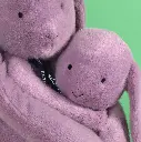 MA0329-peluche lapin méloé 37 cm parme guimauve-mailou tradition-1.webp