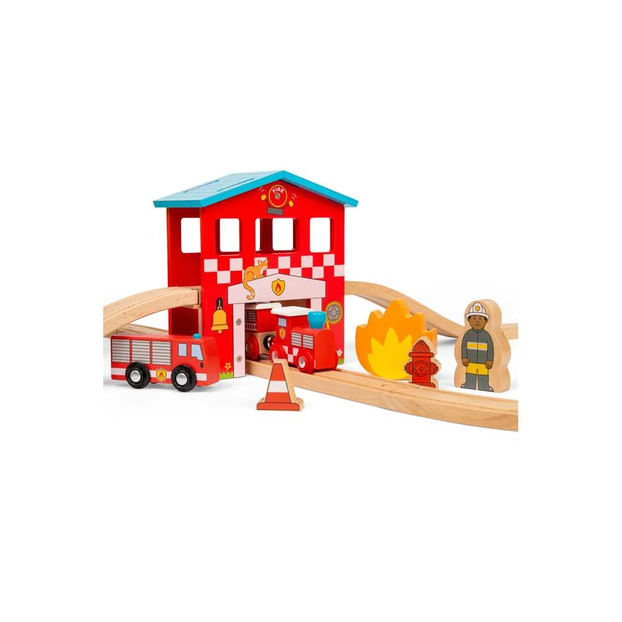 BJT037_circuit de train en bois Pompier-Bigjigs-1.webp