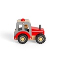 Tracteur Rouge en bois - Bigjigs
