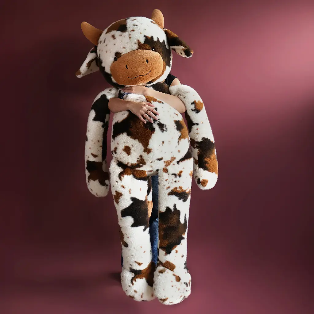 MA0374-Peluche vache XXL Suzie 160 cm - Mailou Tradition-1.webp