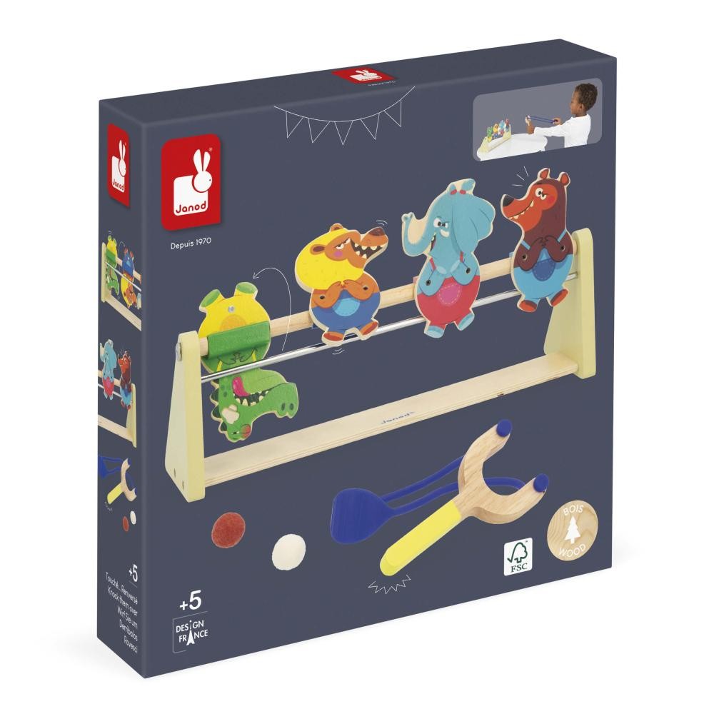 Jeu de tir Applepop Touche et renverse - Janod