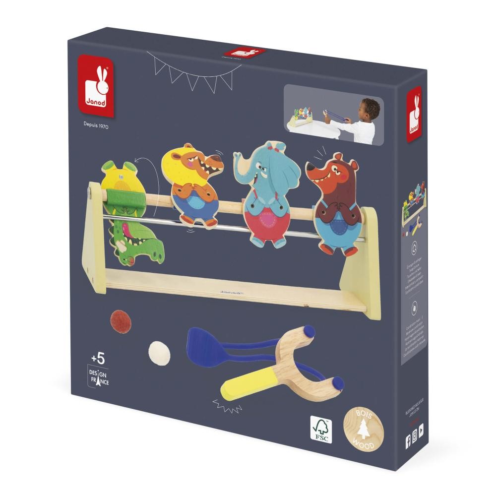 Jeu de tir Applepop Touche et renverse - Janod