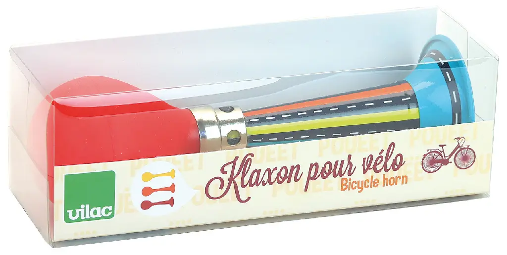 9945R-klaxon trompette rouge pour vélo-vilac -1.webp