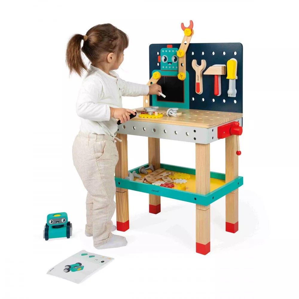 Grand établi Robot Brico'kids en bois - Janod