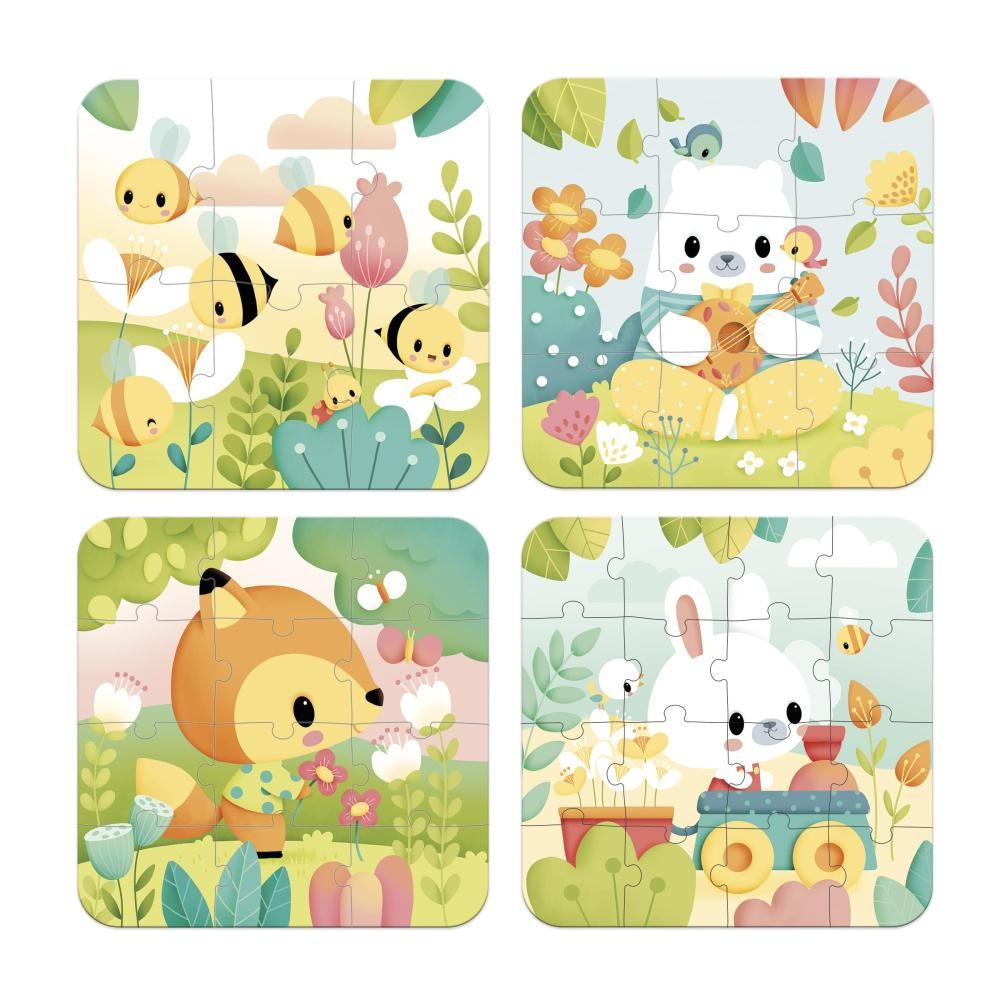 4 puzzles évolutifs Pure - Janod
