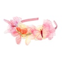 Serre-tête Lilyanne fleurs et papillon - Souza