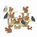 511168-Jeu d’équilibre Écureuils en bois – Egmont Toys-9.webp
