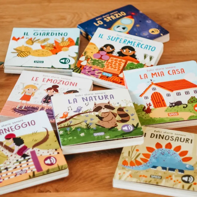 314702-Livre Douces Histoires Sonores Le jardin - Sassi Junior-2.webp