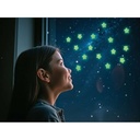 Etoiles lumineuses en tube - 4M