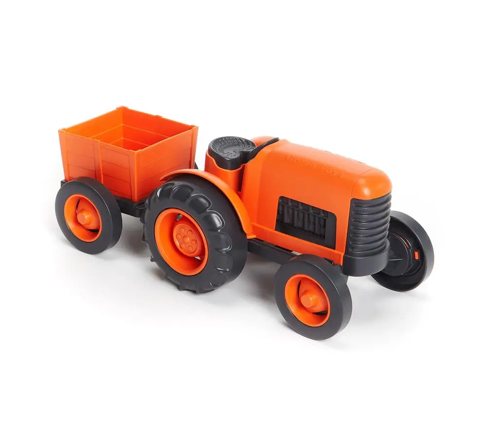 3901042-tracteur orange-green toys-2.webp