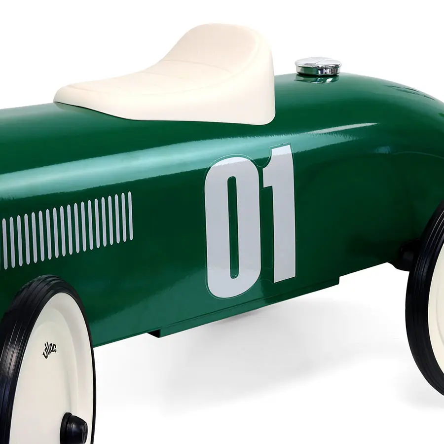 1055-Porteurs voitures métal - Porteur en métal, Vintage Vert British- vilac-4.webp