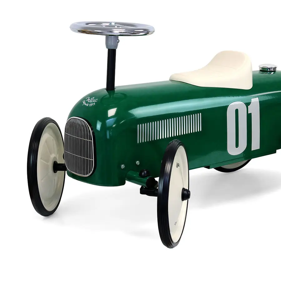 1055-Porteurs voitures métal - Porteur en métal, Vintage Vert British- vilac-3.webp
