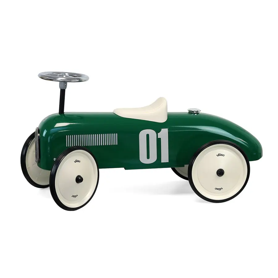 1055-Porteurs voitures métal - Porteur en métal, Vintage Vert British- vilac-1.webp