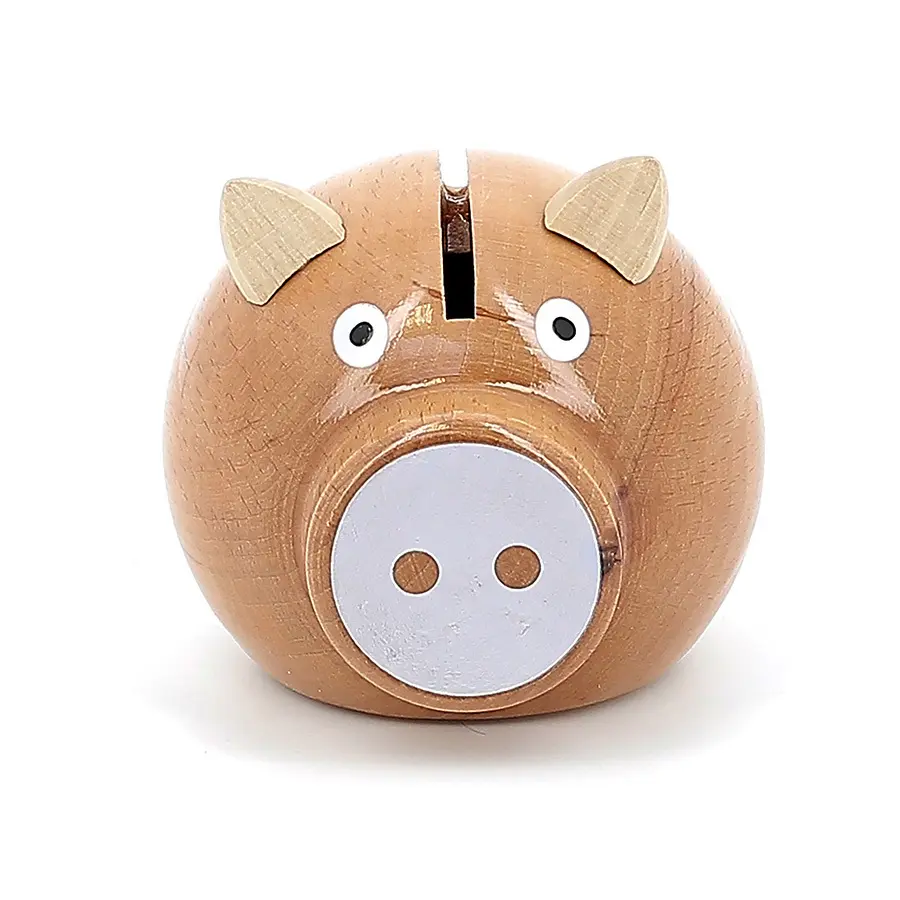 5129W-Tirelire cochon bois naturel-blanc-vilac-1.webp