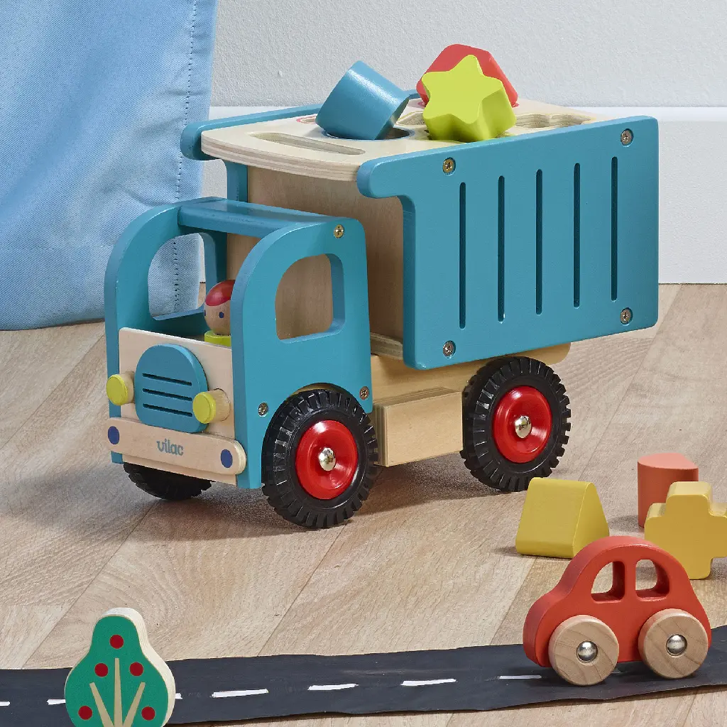 2122-Camion de tri d’éveil en bois – Boîte à formes-vilac-6.webp