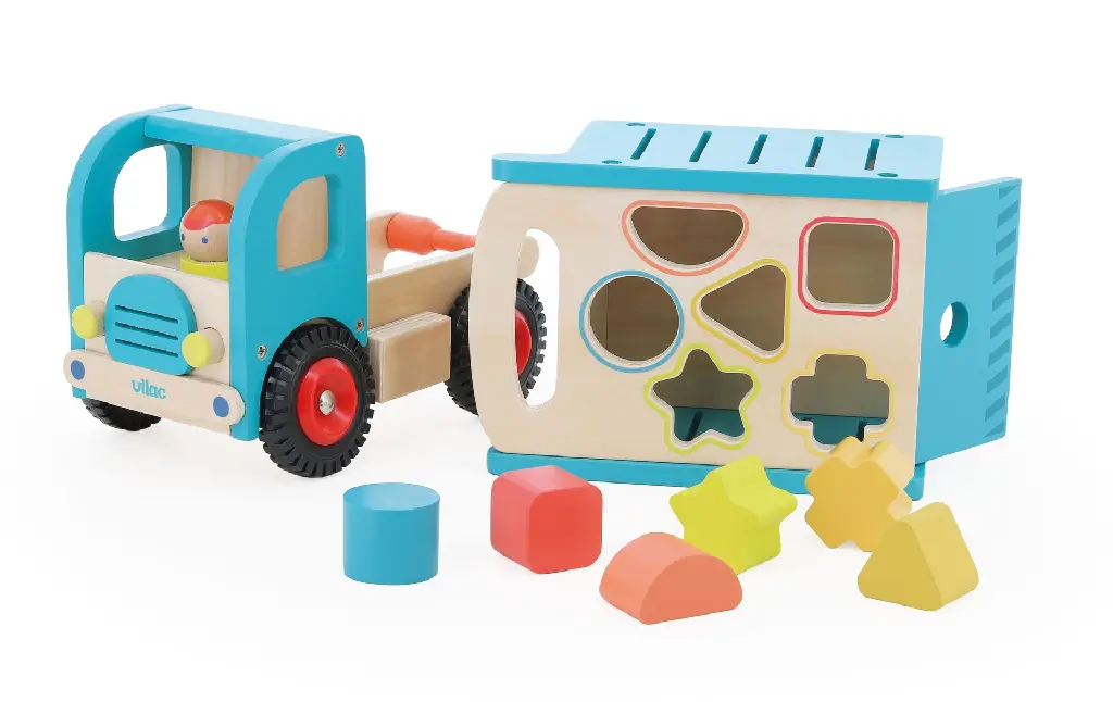 2122-Camion de tri d’éveil en bois – Boîte à formes-vilac-3.webp