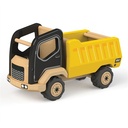 Camion benne en bois avec son chauffeur - Tidlo