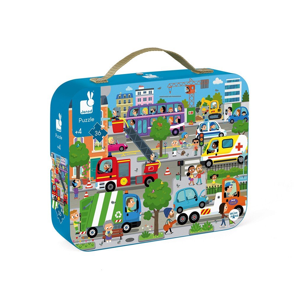 [J02644] Puzzle City 36 pièces - Janod