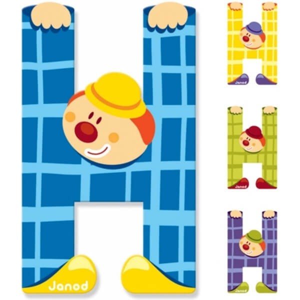[J04549] Lettre Clown H - Janod