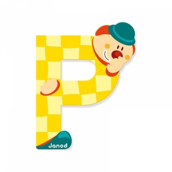 [J04557] Lettre Clown P - Janod