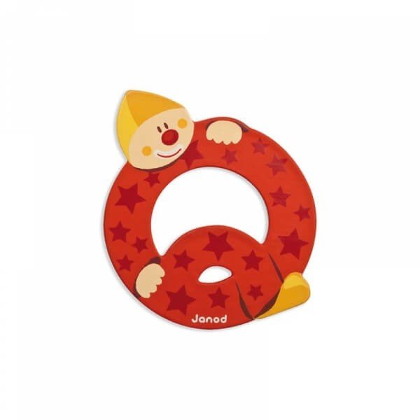 [J04558] Lettre Clown Q - Janod