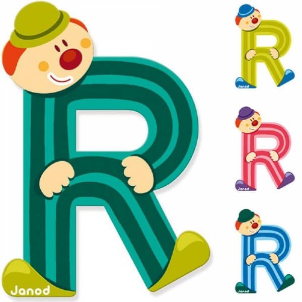 [J04559] Lettre Clown R - Janod
