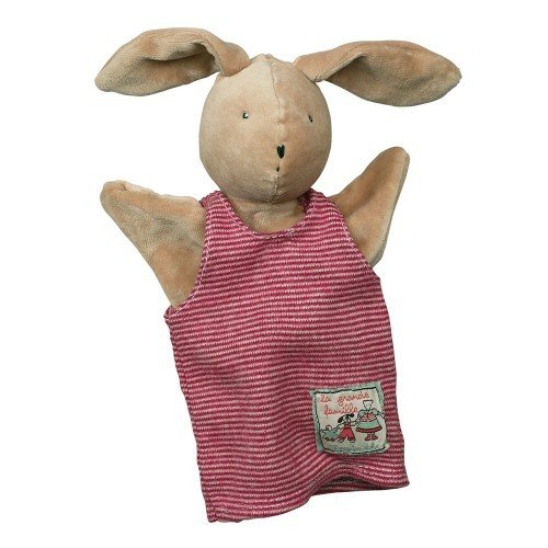 Sylvain le lapin marionnette La Grande Famille - Moulin Roty