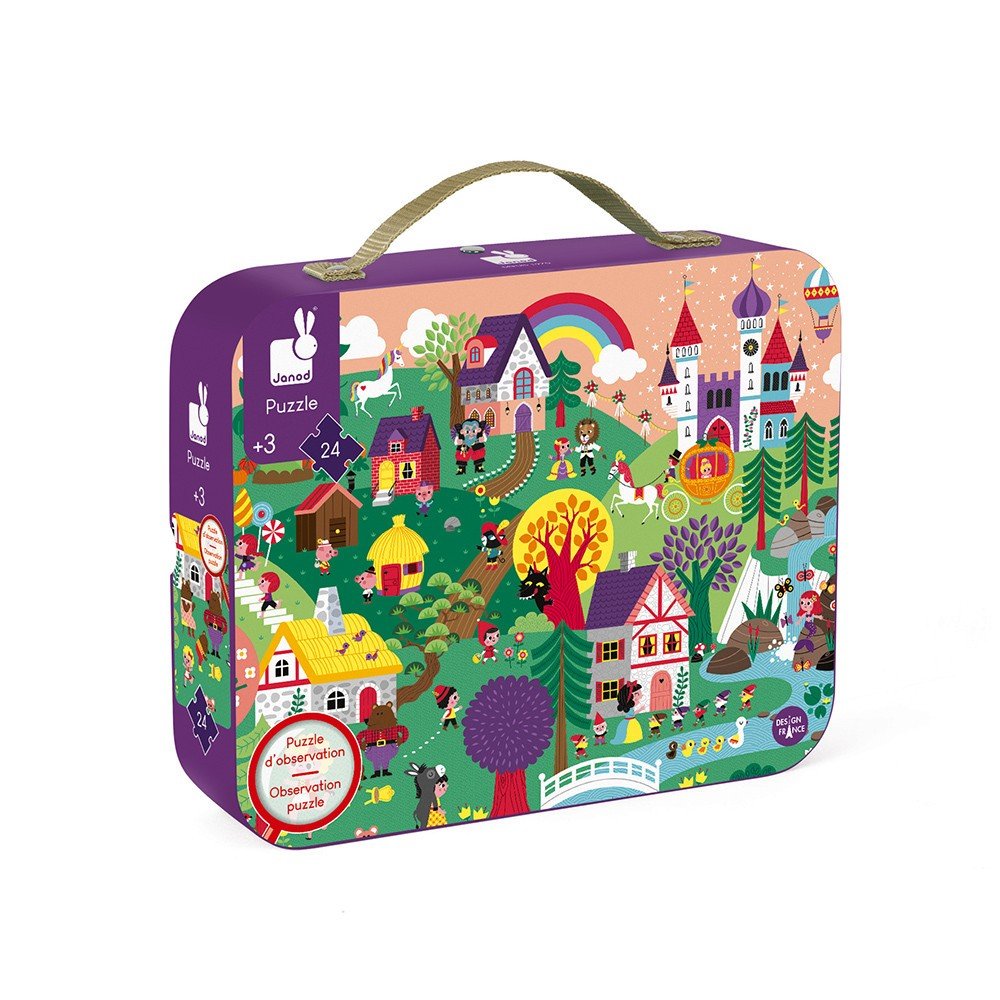 [J02646] Puzzle d'observation Contes 24 pcs - Janod