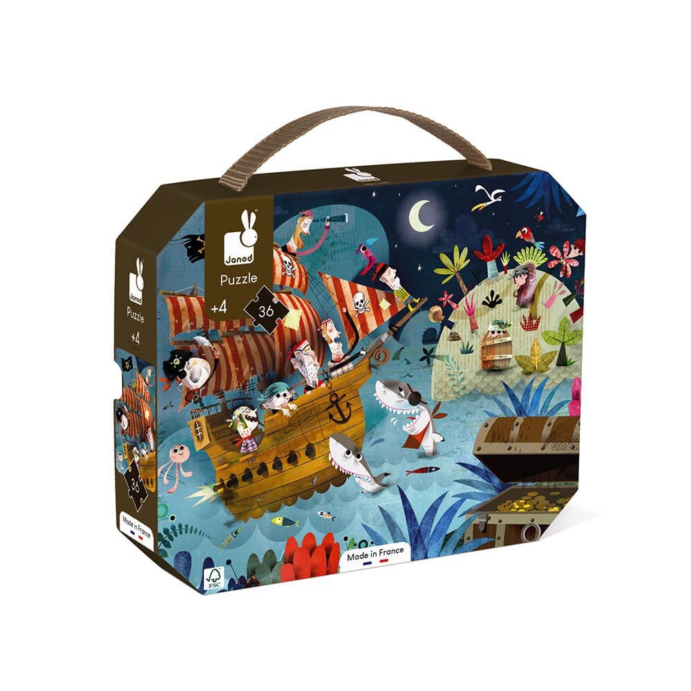 [J02614] Puzzle chasse au trésors 36 pièces - Janod