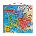 Puzzle Magnétique de l'Europe - Janod
