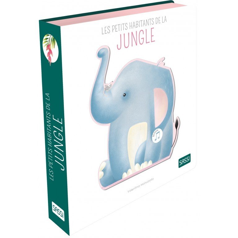 [LSJUNGLE] Livre Sonore - Les petits Habitants de la Jungle - Sassi Junior