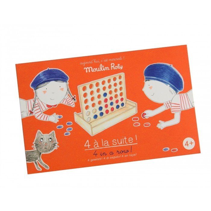 Jeu de 4 à la suite - Aujourd'hui c'est mercredi - Moulin Roty