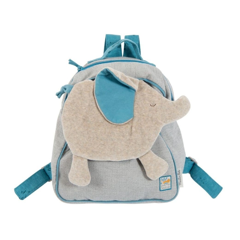[669072] Sac a dos Eléphant - Sous mon Baobab - Moulin Roty