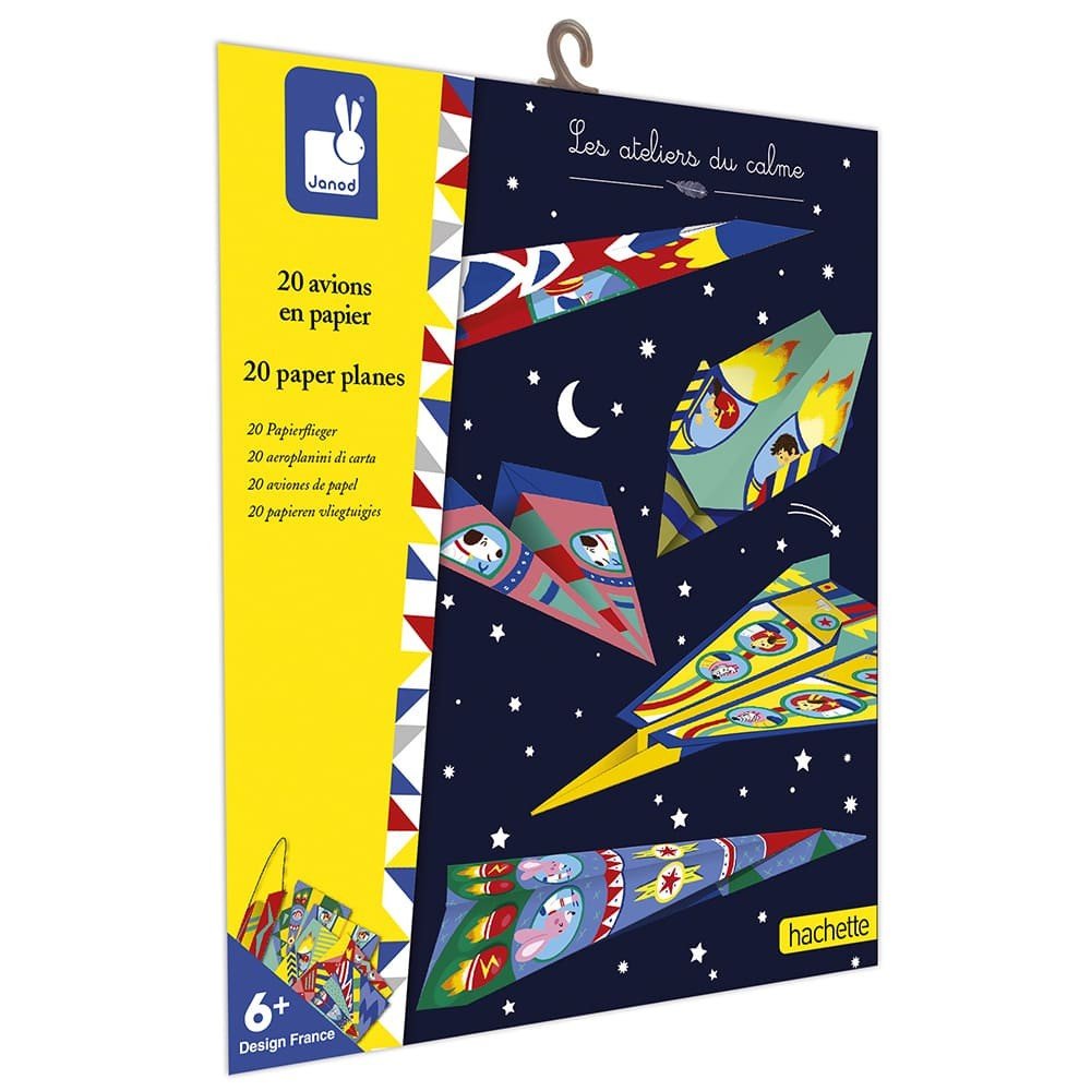 [J07940] Avions en papier avec lanceur - Janod