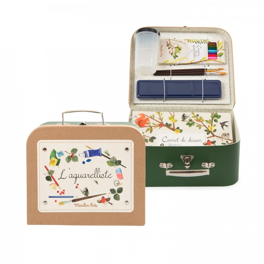 Valise Aquarelliste - Le Jardin du Moulin - Moulin Roty