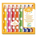 8 crayons de couleur pour les petits - Djeco