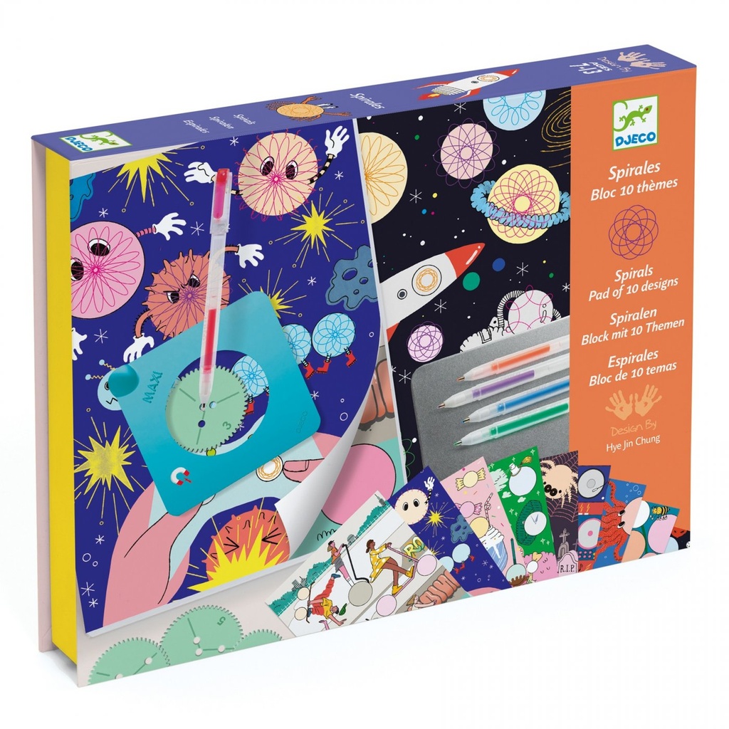 [DJ08736] Kit spirales créatives 10 thèmes - Djeco