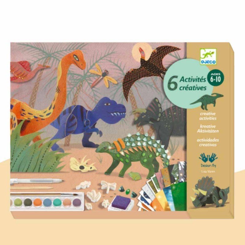 Coffret multi-activités Dino Box - Djeco