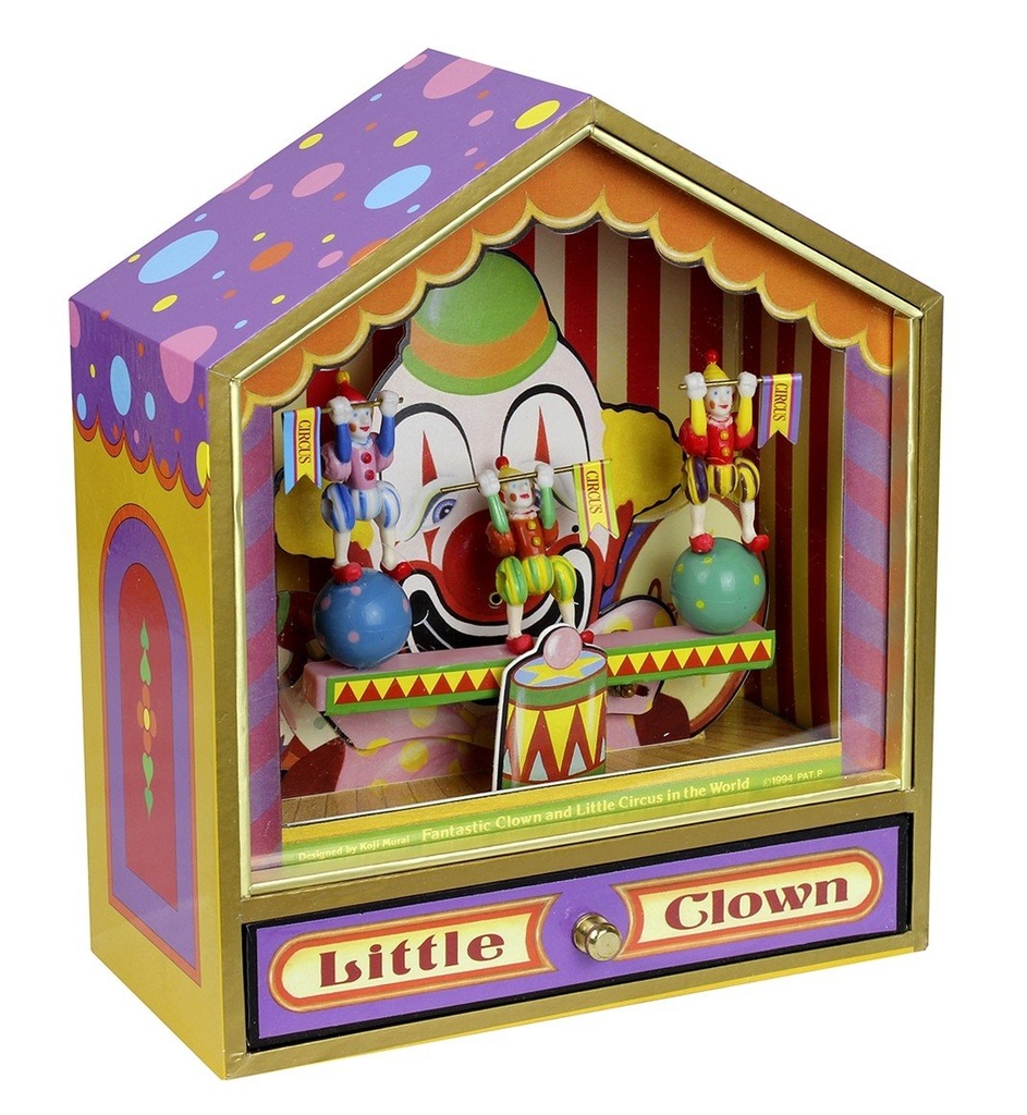 [S64066] Boîte à musique dancing Musical Clowns balançoire - Trousselier