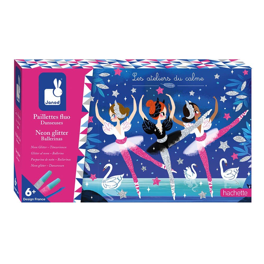 Kit créatif : Paillettes fluo danseuses - Janod