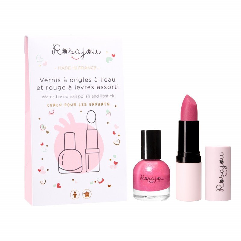 [RDUO01B] Duo Rubis Baume + Vernis - Rosajou